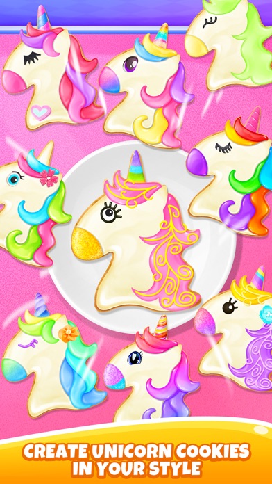 Sweet Unicorn Rainbow Cookies screenshot 3