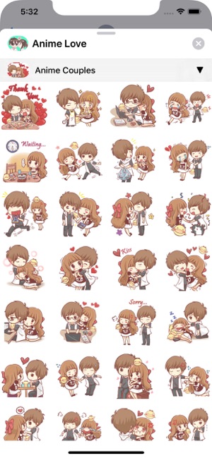 Anime Love Sticker(圖2)-速報App