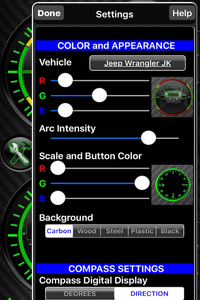 Vehicle Clinometer screenshot 2