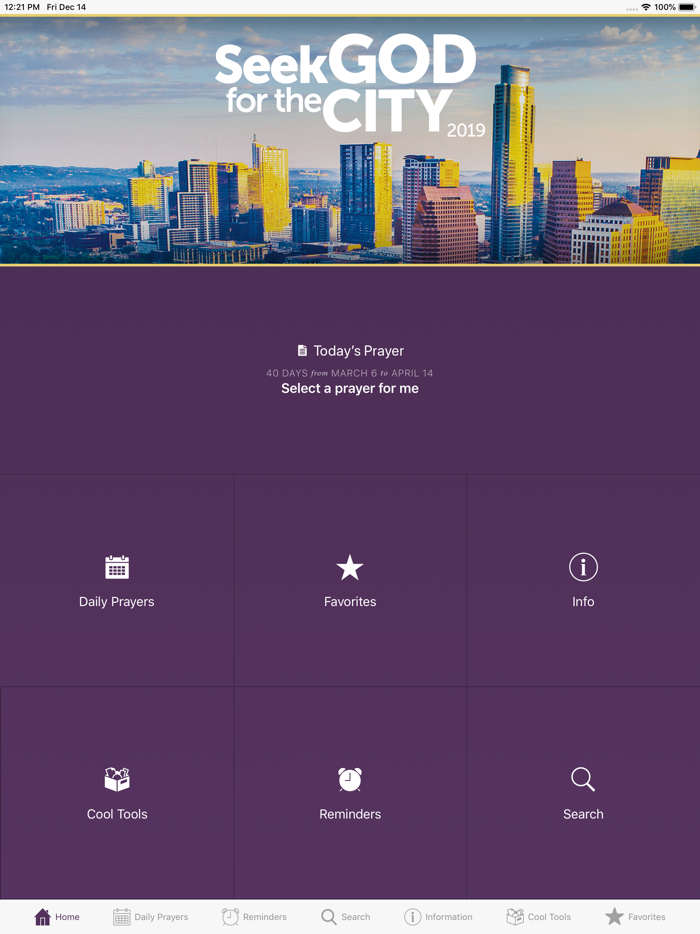 Seek God for the City 2019