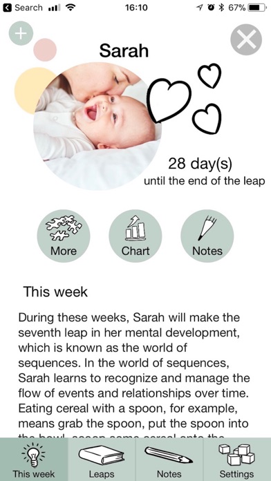 Baby Leaps Chart