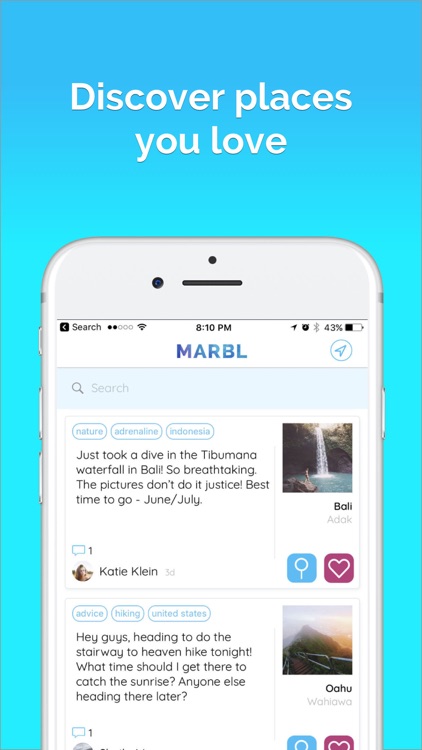 MARBL- Millennial Trip Planner