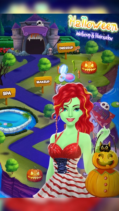 Halloween Makeup and Hairsalon screenshot 2