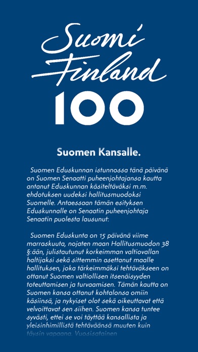 Suomi 100 vuotta screenshot 3