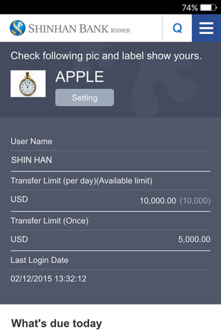 S-Banking Cambodia - náhled