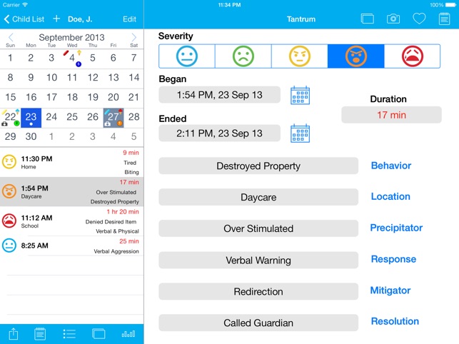 Tantrum Tracker for iPad(圖1)-速報App