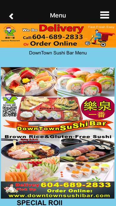 How to cancel & delete Downtown Sushi Bar from iphone & ipad 2