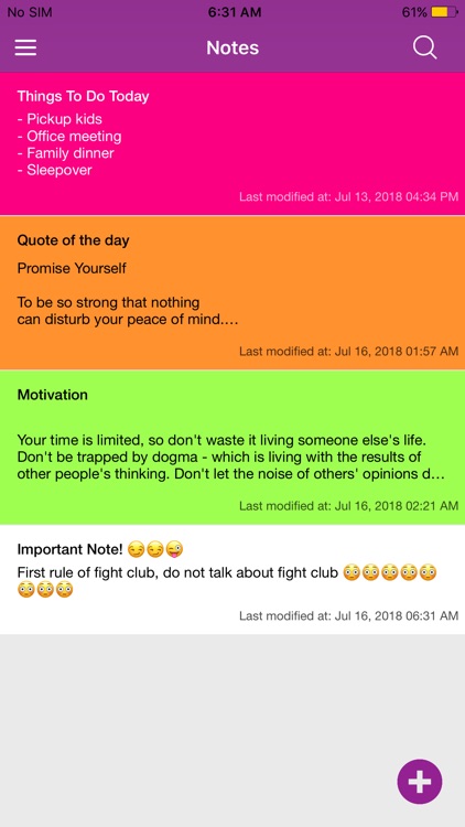 Confidential Notepad