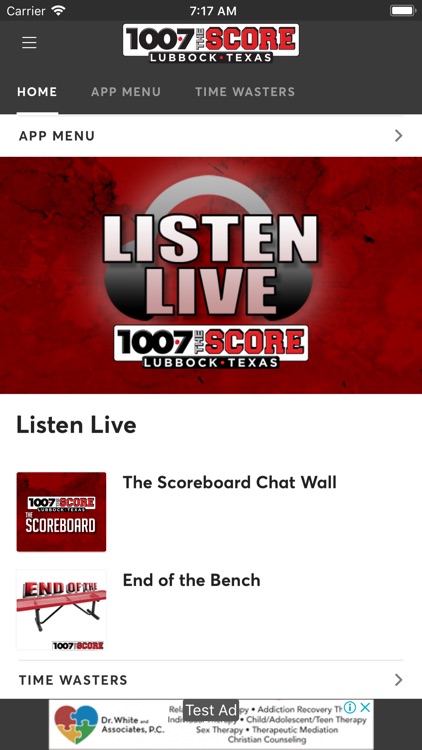 100.7 The Score Lubbock
