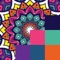 Kaleidoscope Pixel Art color by number game with tons of pixel art mandala patterns, from colorful and complex ones to easy with the small number of colors