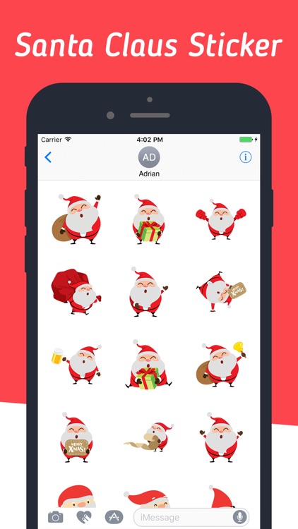 Santa Claus Stickers Pack!