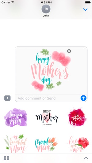 Watercolor Happy Mothers Day(圖2)-速報App