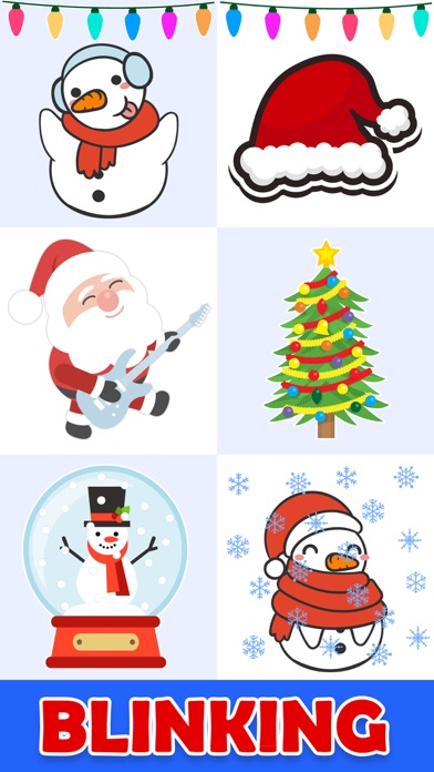 Blinking Christmas Trees Animated Stickers Screenshot 1