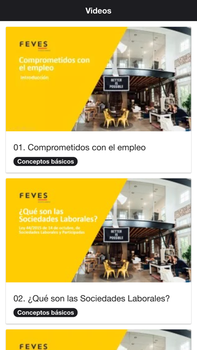 How to cancel & delete FEVES Emprende from iphone & ipad 2