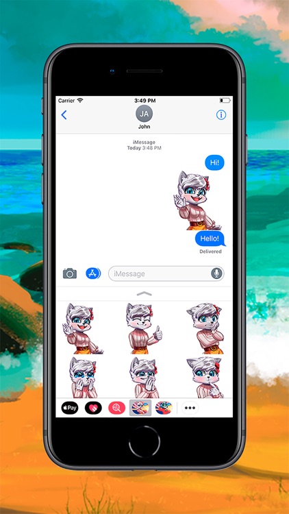 Cat Stories: Lucy Stickers