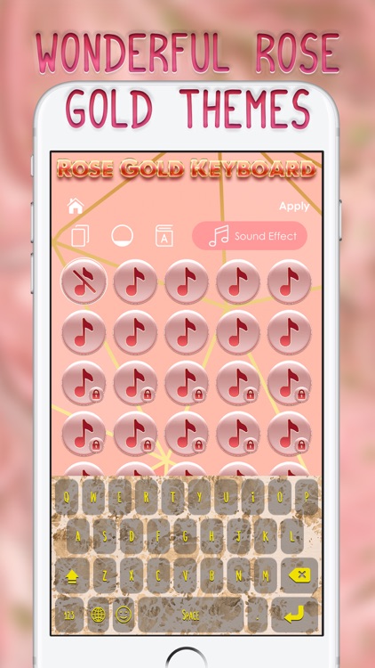 Rose Gold Keyboard Themes screenshot-4