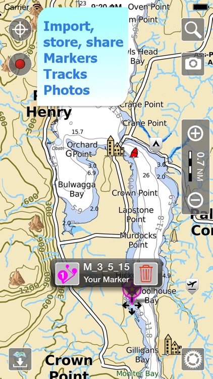 Aqua Map Vermont Lakes GPS