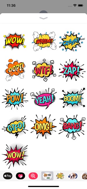 Comic Speech Bubble Stickers(圖3)-速報App