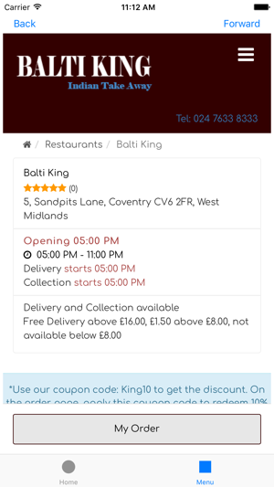 Balti King Coventry(圖2)-速報App