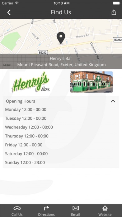 Henry's Bar Exeter Devon screenshot 3