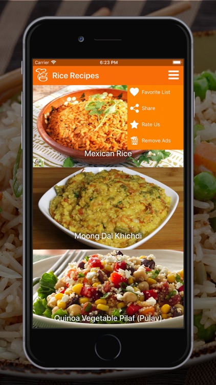 Rice Recipe in English