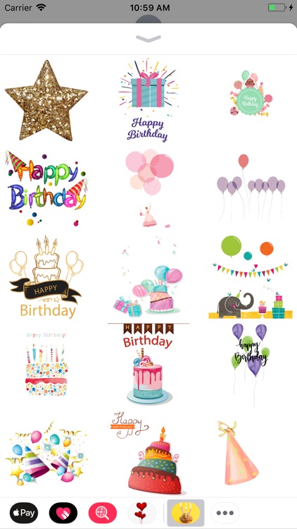 Happy Birthday 2018 Stickers