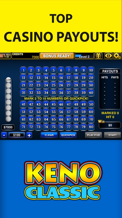 Keno Classic - Vegas Keno Game screenshot-3