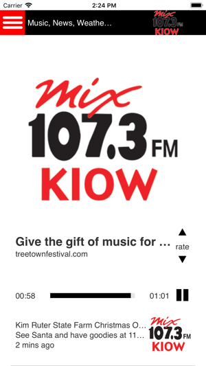 Mix 107.3 KIOW