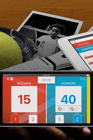 Tennis Scoreboard! screenshot 2