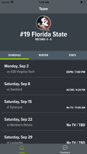 FSU Football 2018(圖1)-速報App