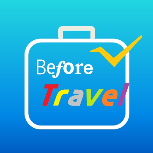 Before Travel Checklist iOS App