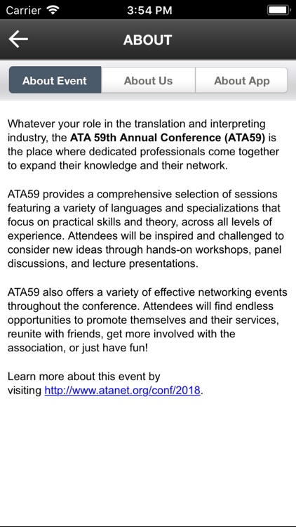 ATA 59th Annual Conference screenshot-4