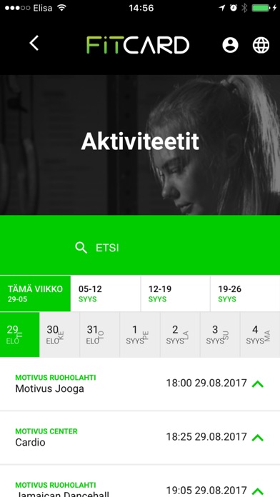 FitCard screenshot 2