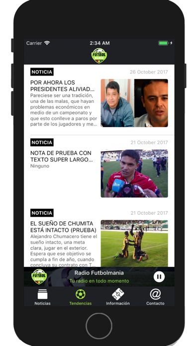 Futbolmania screenshot 2