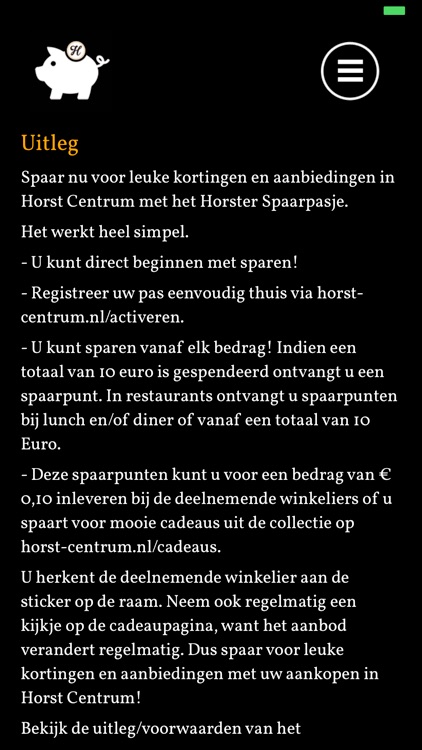 Horster spaarprogramma