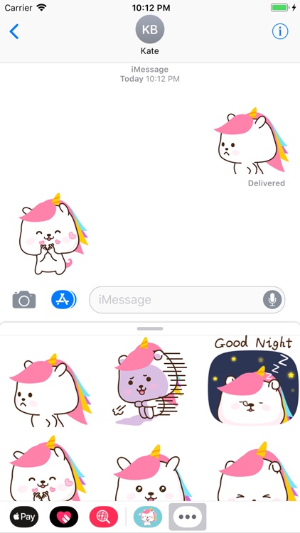 Bunnycorn Animated Stickers