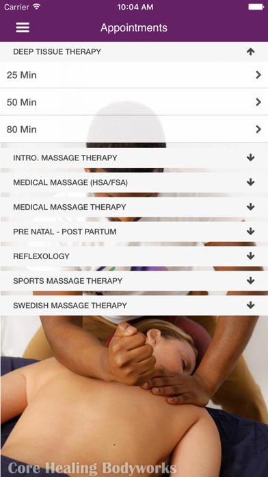 Core Healing Bodyworks screenshot 3