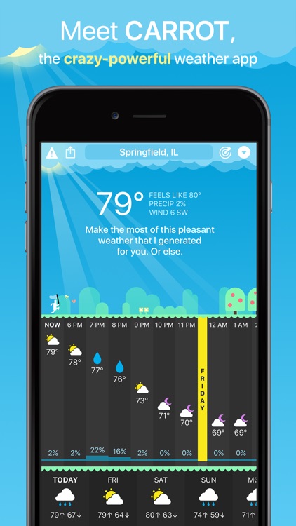 CARROT Weather screenshot-0