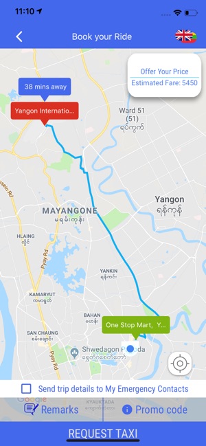 OK Taxi Myanmar(圖3)-速報App