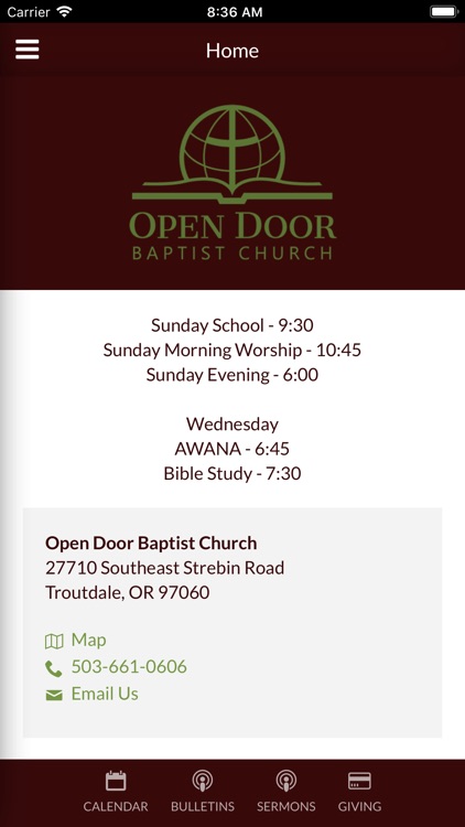 Open Door Baptist Troutdale