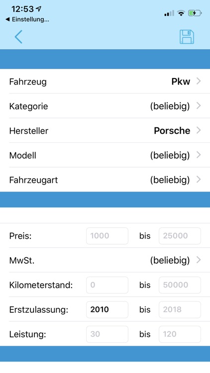 CarDeluxe Autosuchprogramm