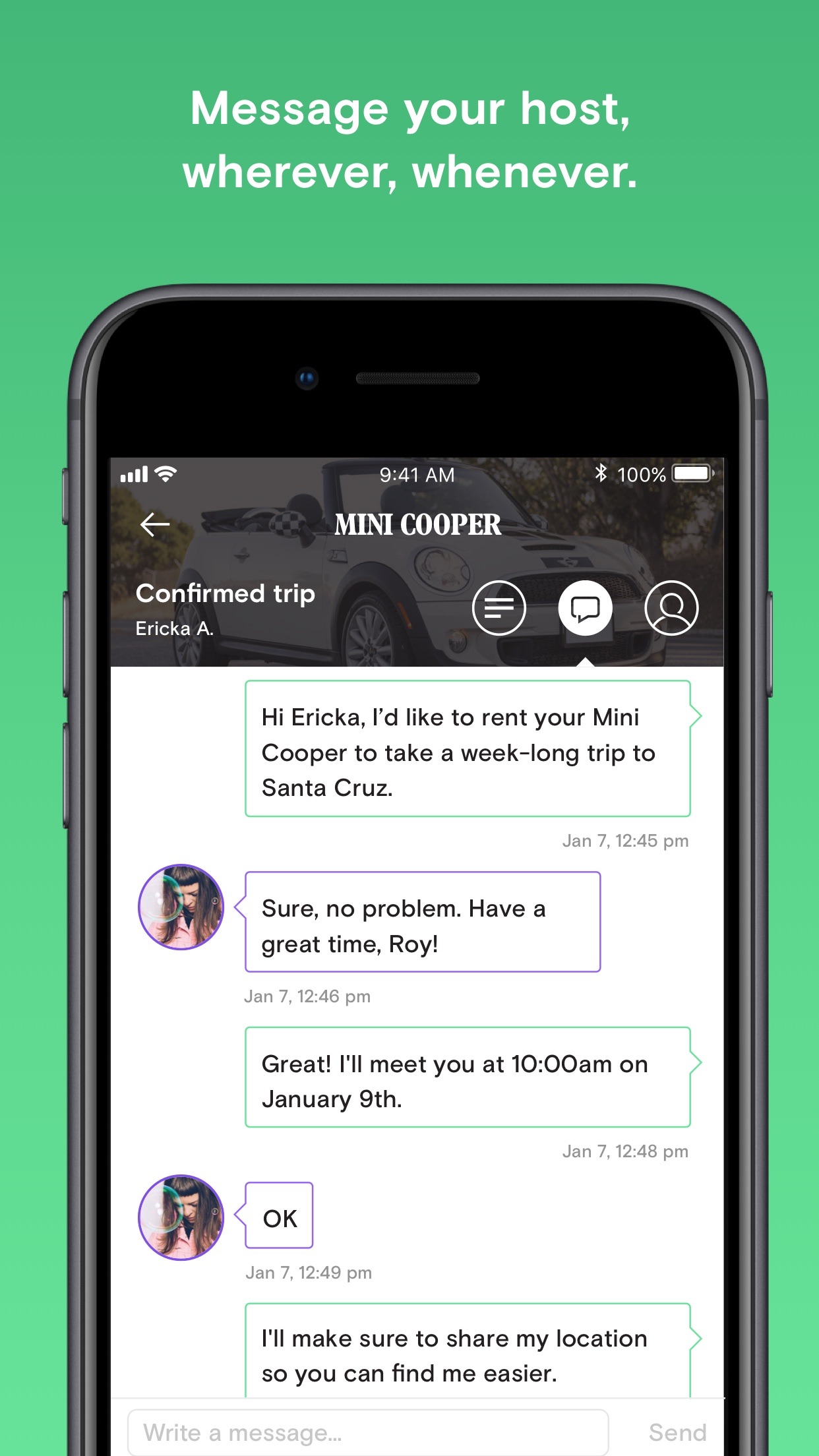 Screenshot do app Turo - Better Than Car Rental