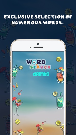 Word Search Drinks Puzzle(圖1)-速報App