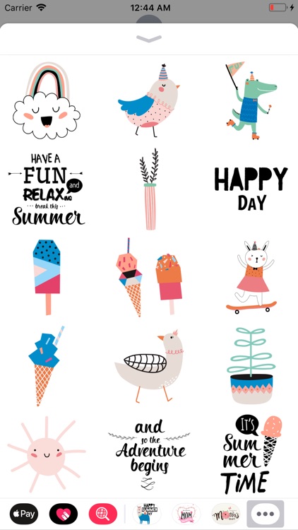 Summer Animal N Cactus Sticker