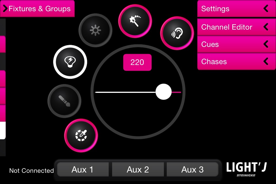 Light'J WiFi DMX Controller screenshot 2