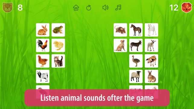 ‎Farm Pairs - Match Animals Screenshot