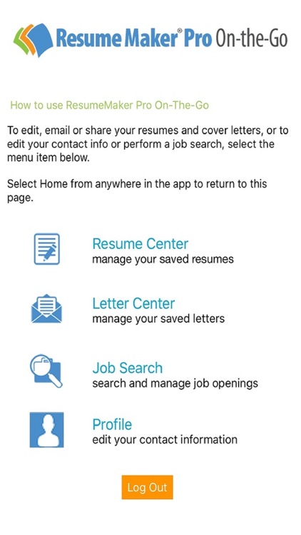 Resume Maker Pro On-the-Go