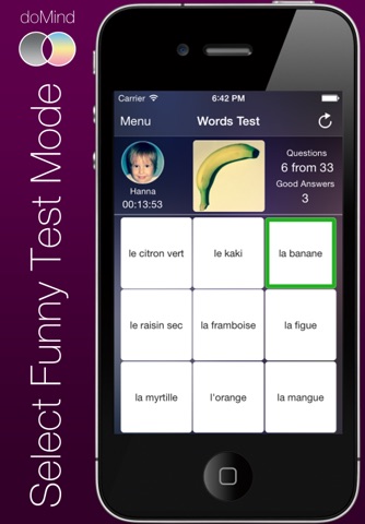doMind FR - French Language Words Teacher screenshot 4