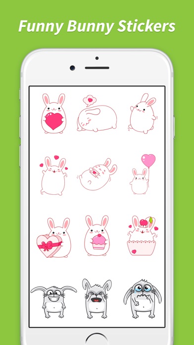 Bunny Love Stickers screenshot 4