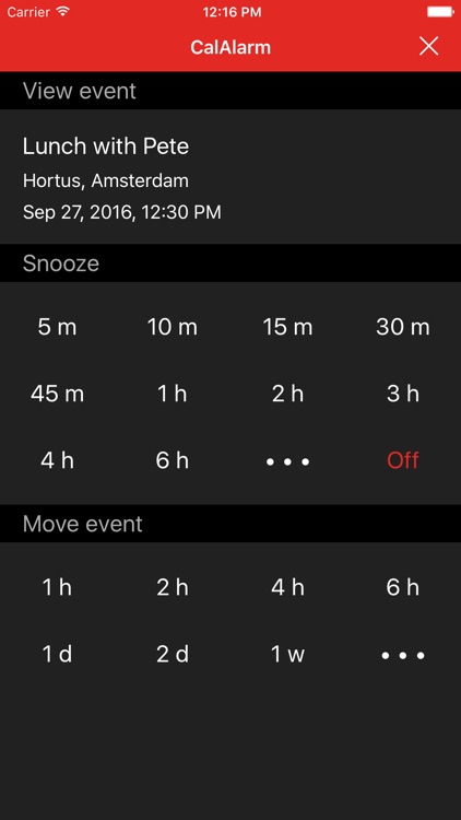 CalAlarm 2 - calendar alarm